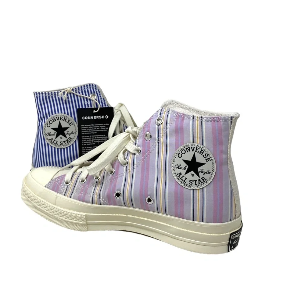 Converse Chuck 70 High Top Shoes Canvas Egret Multi Women's Size Casual A00457C_6